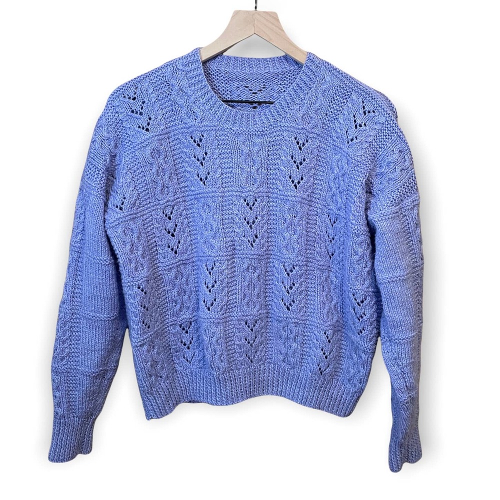 Handmade Lilac Knit Sweater